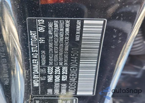 2014 Mercedes-Benz Cla 250 z USA, uszkodzony, nr VIN WDDSJ4EBXEN044501